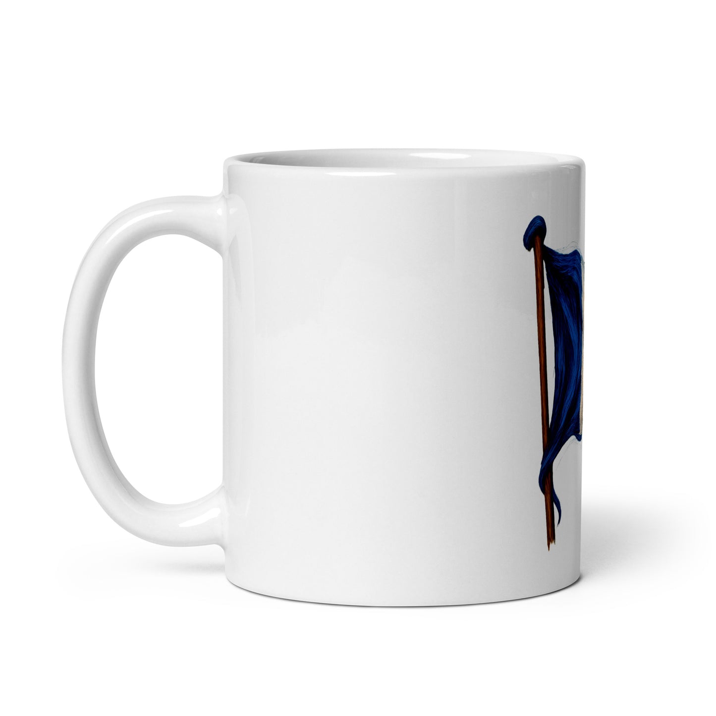Mug Drapeau Français Artistique – Tricolore en Mouvement – 15oz / 443,6 ml – Création Sublimée par Darkness