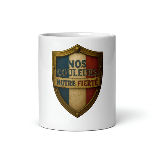 Nos couleurs. Notre fierté. Un mug qui dit tout sans un mot