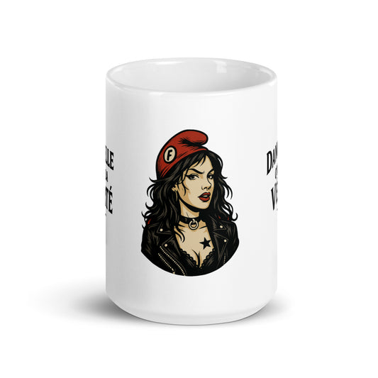 Mug Marianne Rebelle – Sensuelle comme la Liberté, Dangereuse comme la Vérité