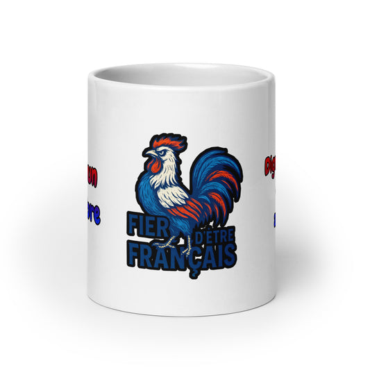 Mug Fier d’être Français – Cœur Libre, Héritier des Ancêtres